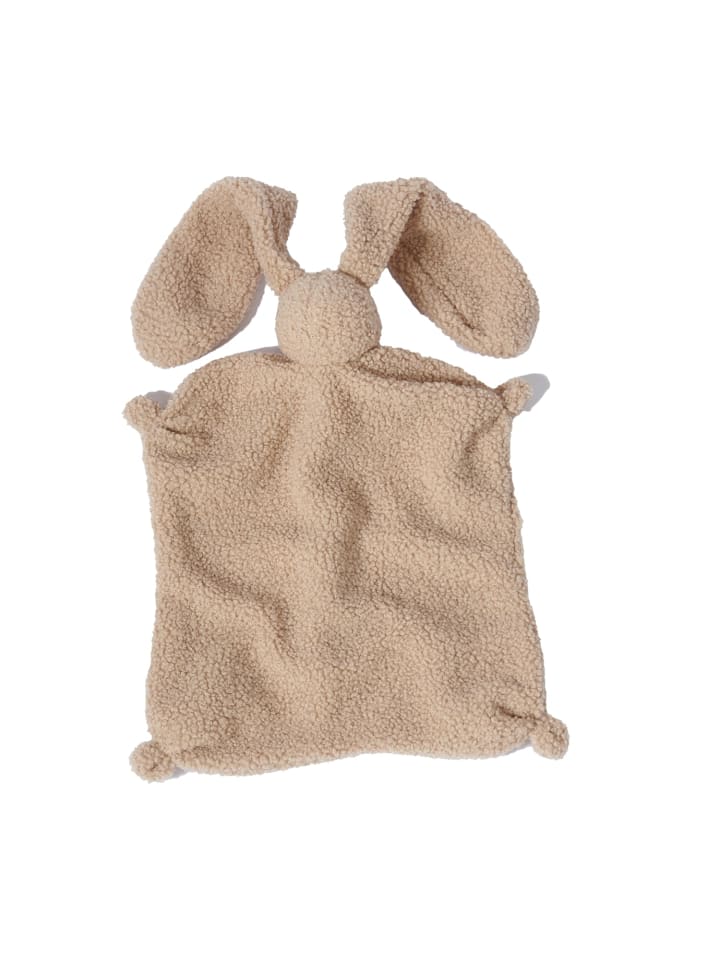 nordic coast company  Kuschelhase Schmusetuch Teddy Beige günstig kaufen onesize
