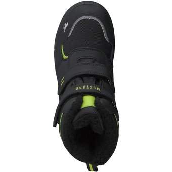 Mustang Klett Boots in schwarz