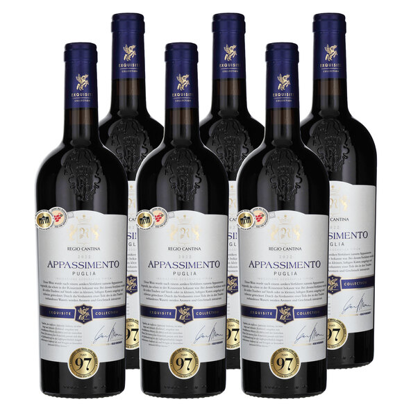 Appassimento Puglia IGT Regio Cantina, 6 Flaschen á 0,75 l