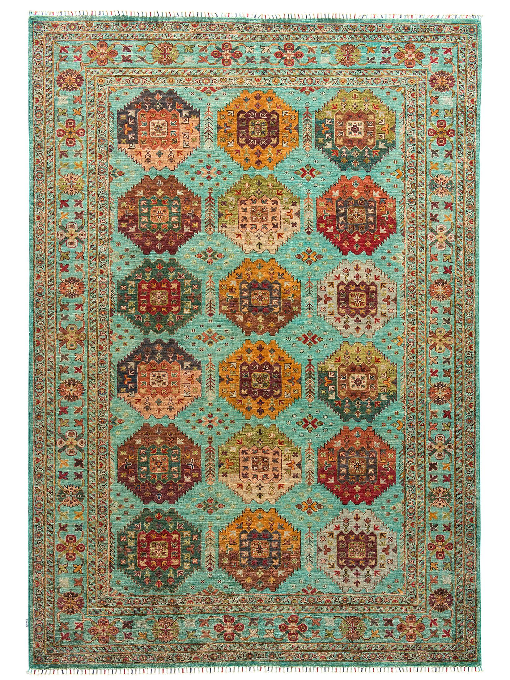 Kazak Ghazni ca. 208 x 303 cm, Unikat / Einzelstück