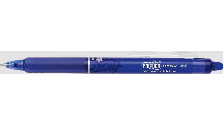 PILOT Tintenroller FriXion Clicker 0.7 (M) + Mine Blau 3er Blister blau