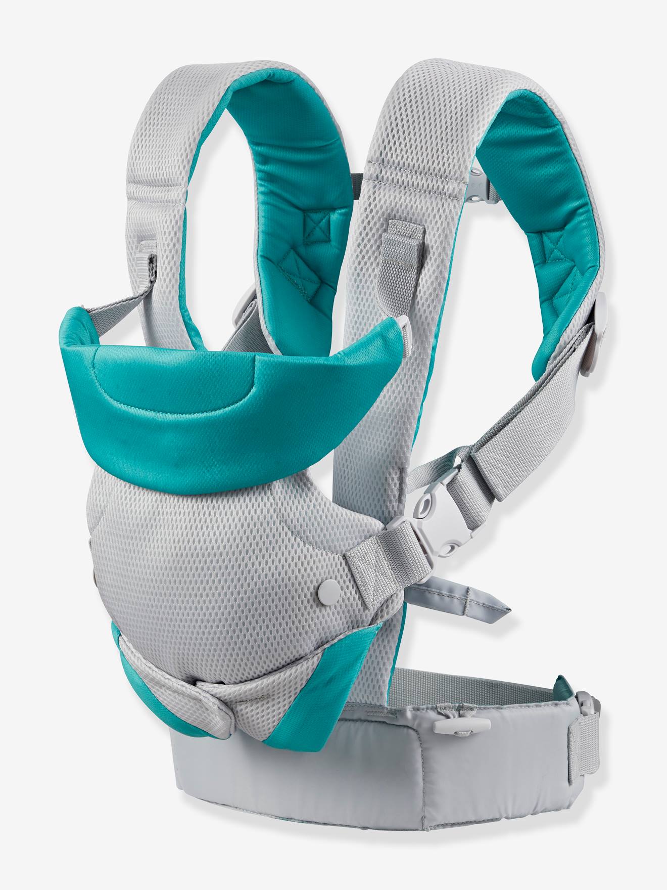 Infantino Babytrage Flip Ergo Convertible Air INFANTINO - hellgrau/türkis