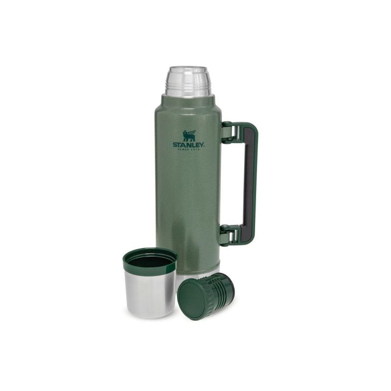 Stanley Thermoflasche, Classic Legendary Bottle Large 1.5qt \/1.4 l Hammertone Green