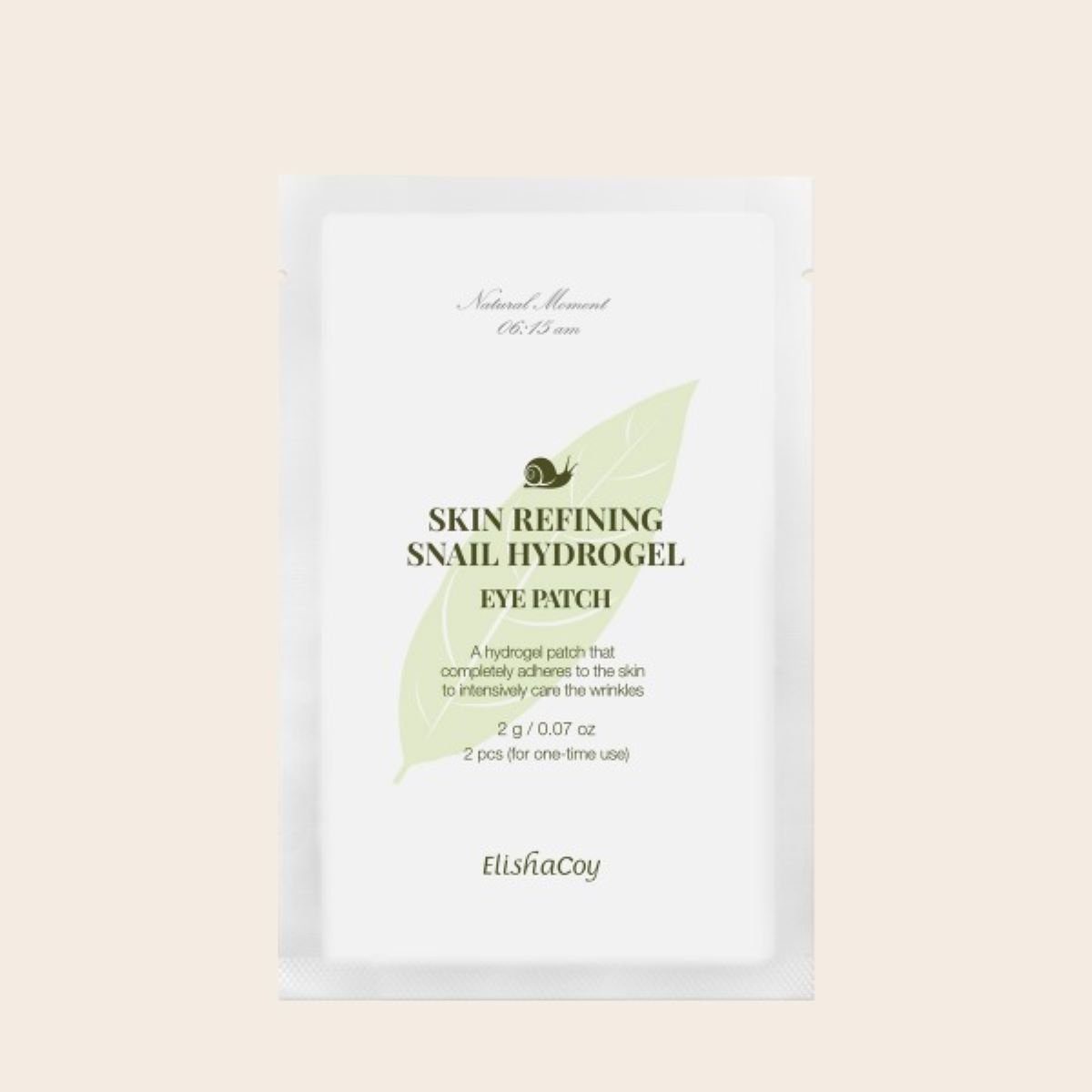 ElishaCoy Augenpads ElishaCoy Skin Refining Snail Hydrogel Eye Patch (2 gr x 5 Stück), 5-tlg.