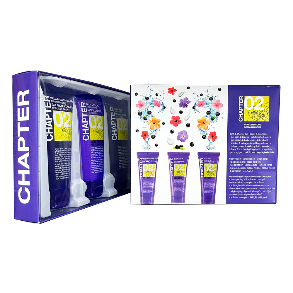 mades cosmetics CHAPTER 02 coffret bain gel & douche| lotion pour le corps |shampoing