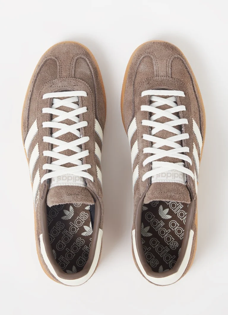 Adidas Handball Spezial -mokkanahkaiset lenkkarit nahkayksityiskohdilla