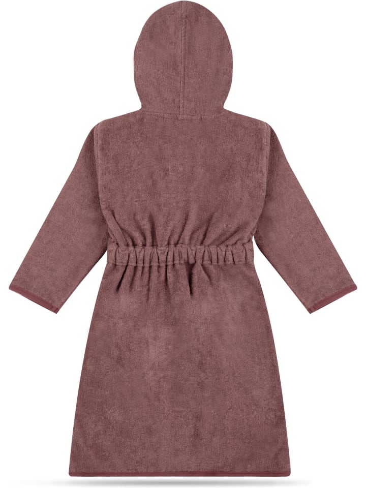 normani Baby Bademantel aus Bio-Baumwolle Ljubljana in Rosa günstig kaufen