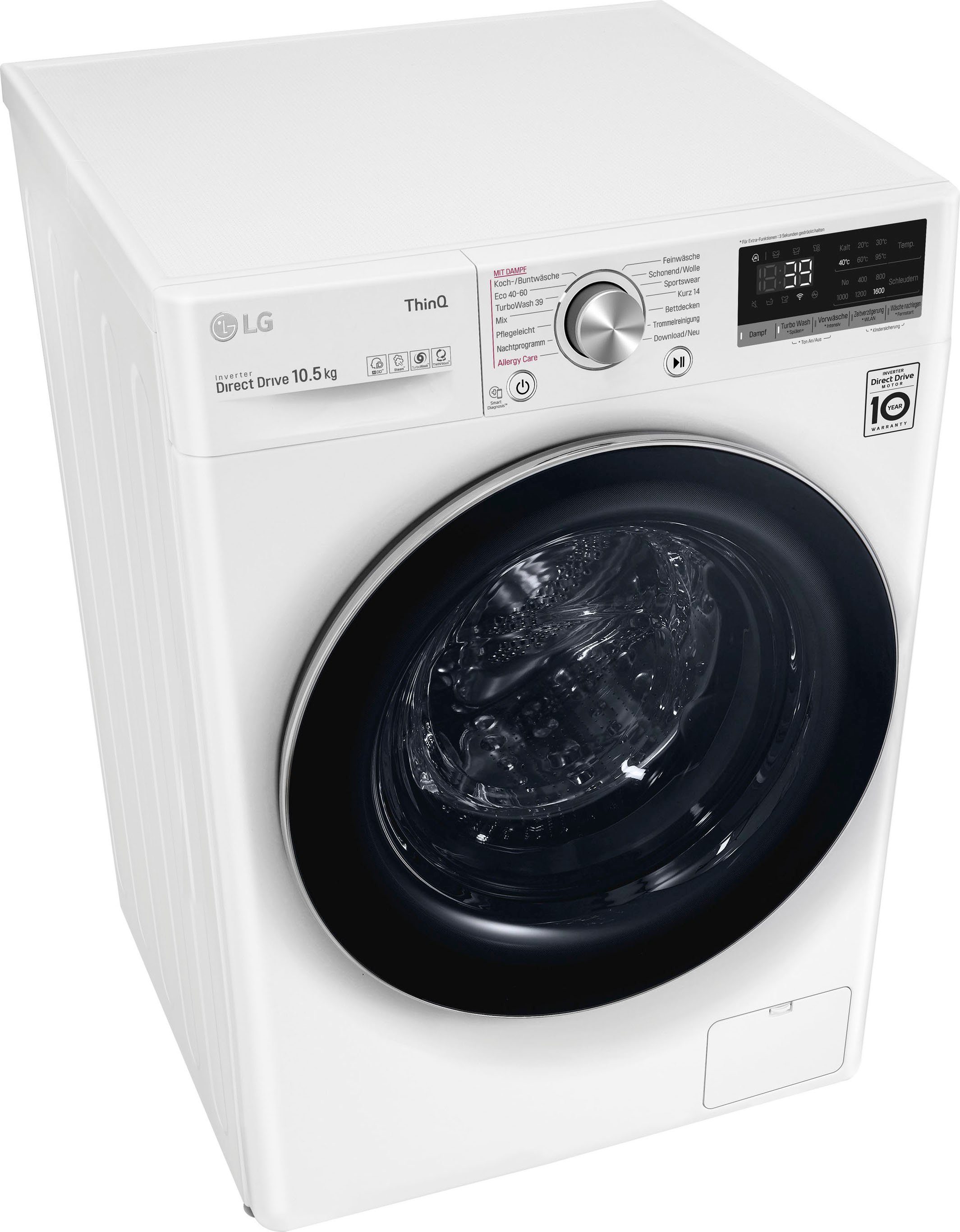 LG Waschmaschine Serie 7 F4WR7012, 11 kg, 1400 U/min