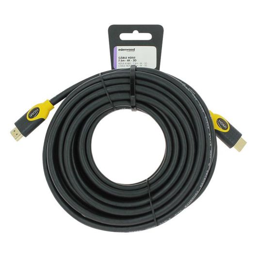 Cablu HDMI EDENWOOD 7.5M 4K Galben