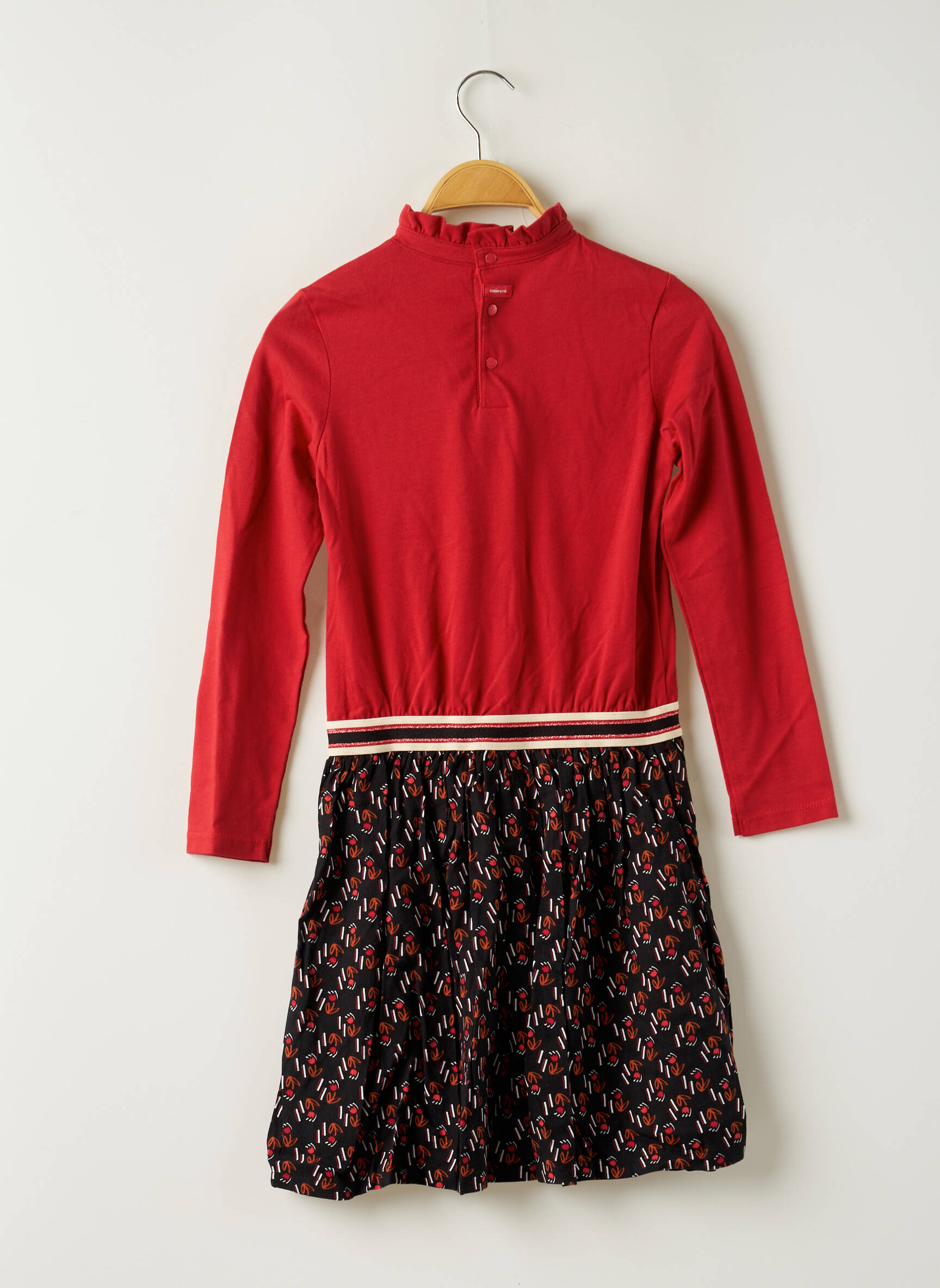 Catimini Robes Mi Longues Fille couleur rouge