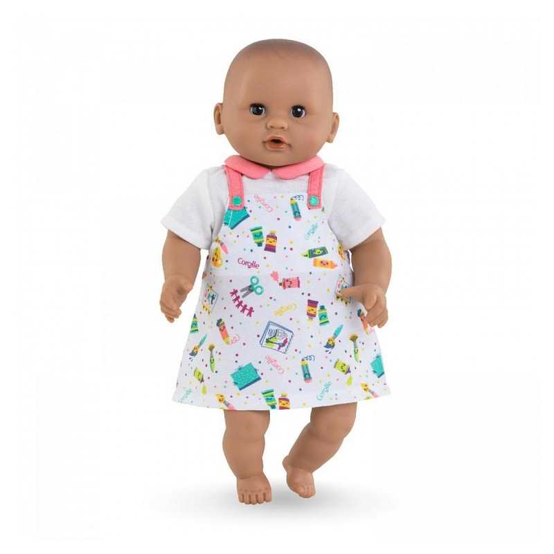 Robe petit artiste pour poupon 30cm