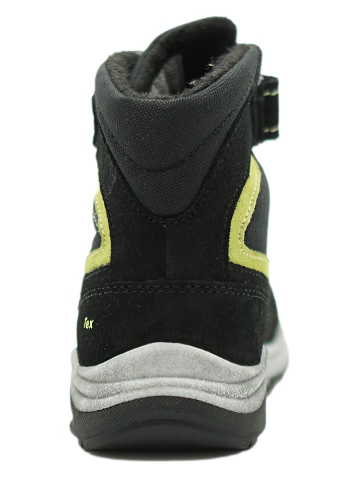 lamino Leder-Winterboots in Schwarz günstig kaufen