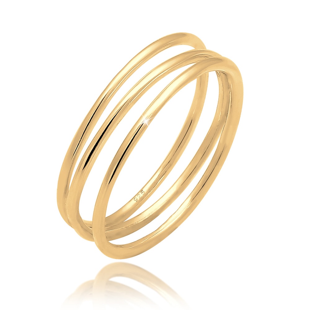 Elli Elli Bague Femmes Enroulement Filigrane en Argent Sterling 925 Bague