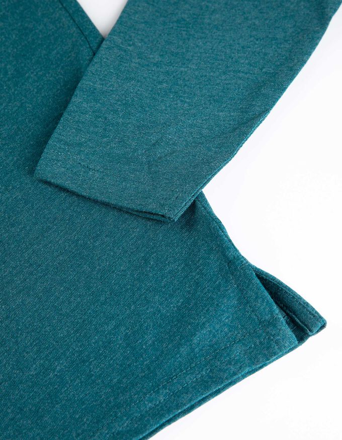 Langarmshirt - Rundhals-Ausschnitt