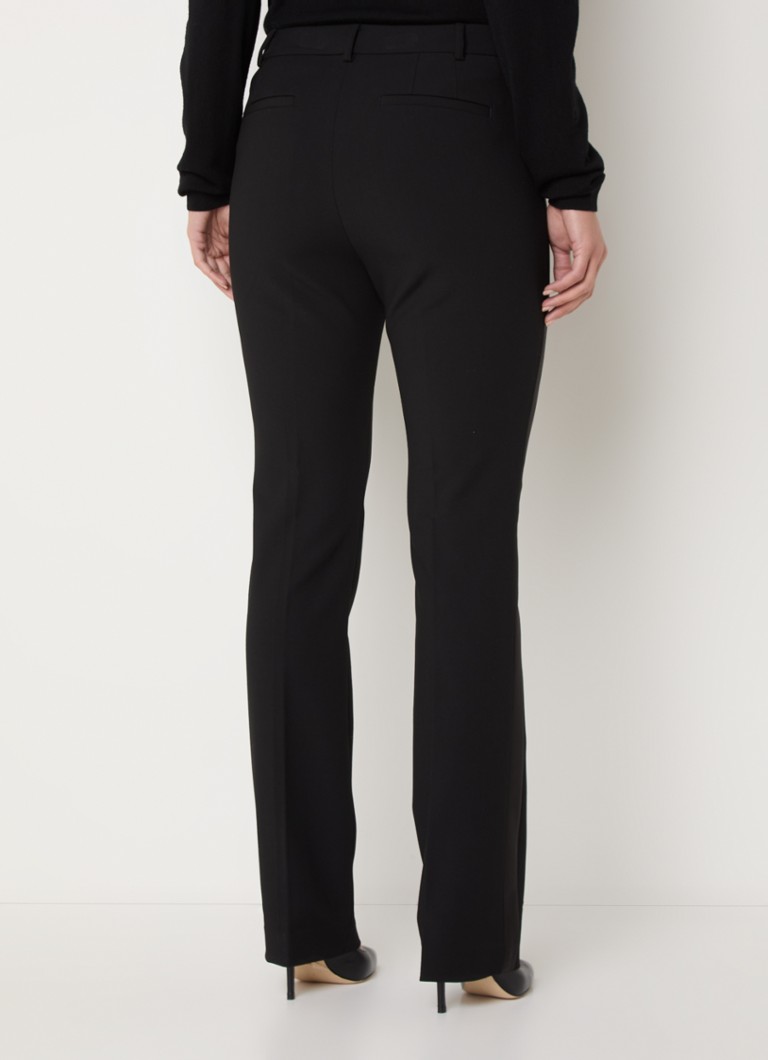 Pantaloni plisați cu talie înaltă și croială slim Ralph Lauren