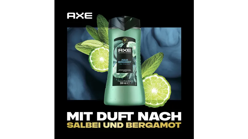 AXE Duschgel 3in1 Aqua Bergamot 300 ml