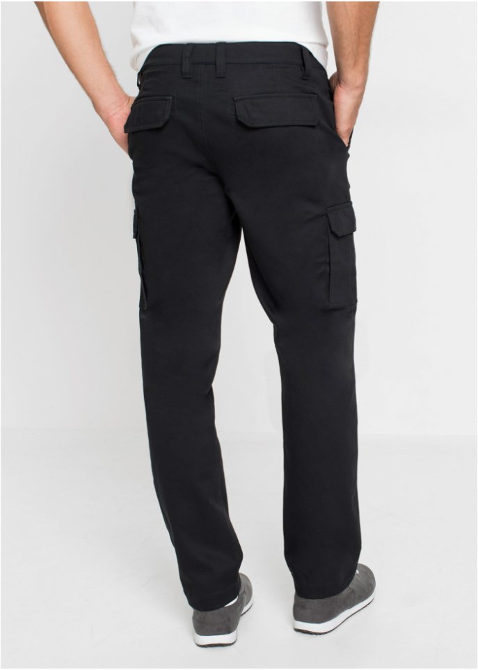 Regular Fit Stretch-Thermo-Cargohose, Straight