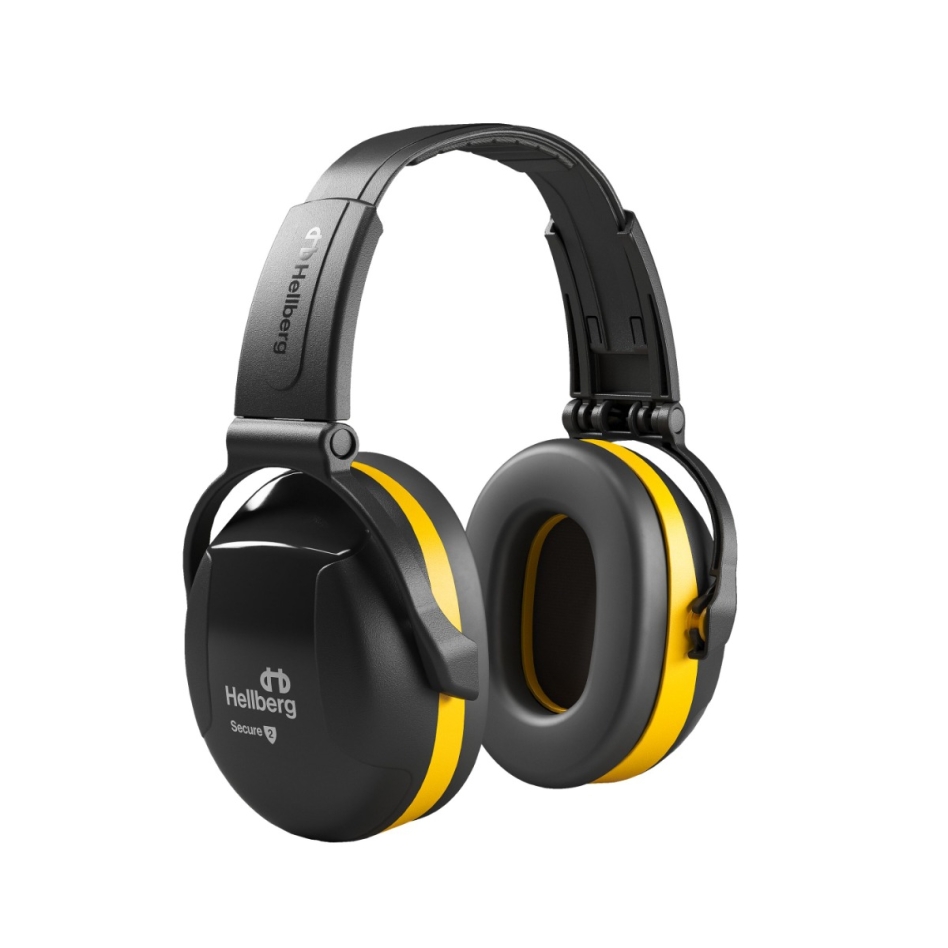 Hellberg 41502-001 Secure 2 zložljivi rumeni naglavni trak SNR 30db raven 2