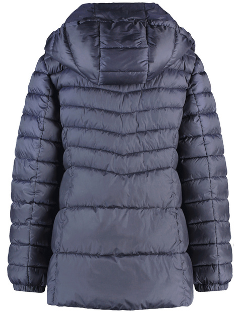 Steppjacke mit abnehmbarer Kapuze