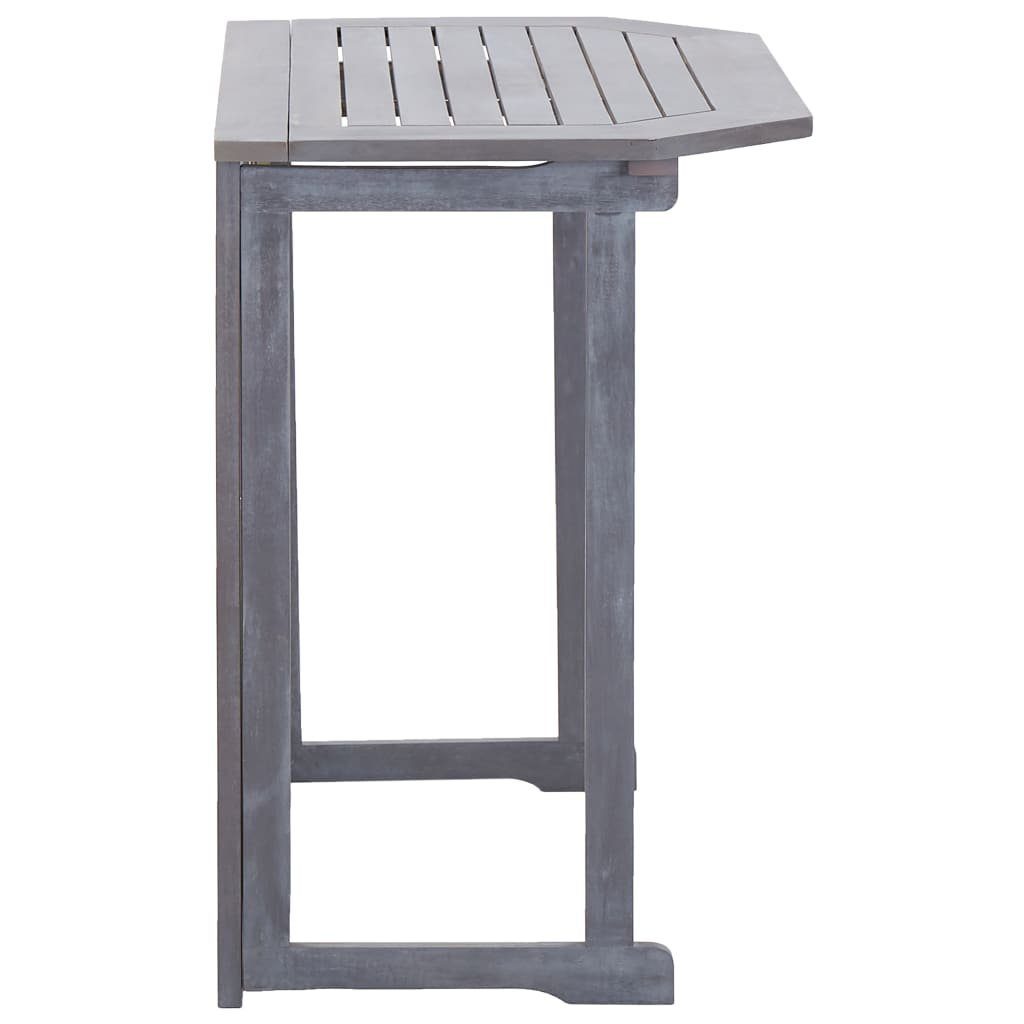 DOTMALL Klapptisch Akazie Holz 90x50x75cm Holztisch Campingtisch Balkontisch