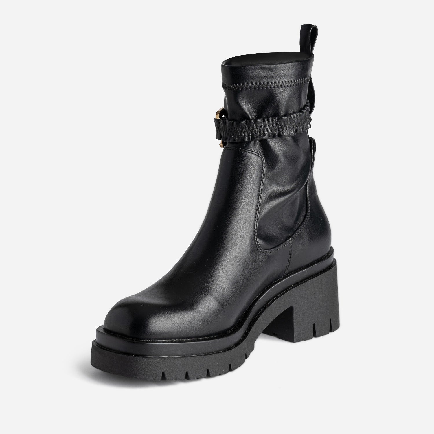 Boots TEXTO noir avec bride amovible