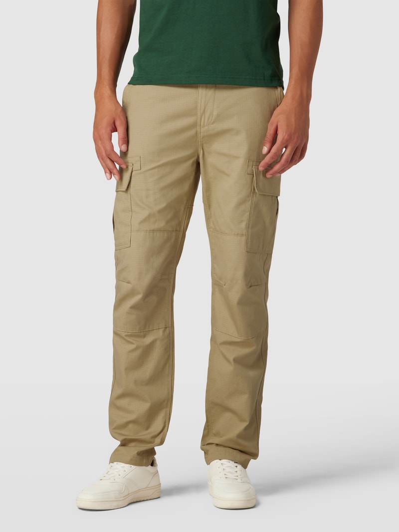 Cargohose im unifarbenen Design Modell 'MILLERVILLE' in khaki