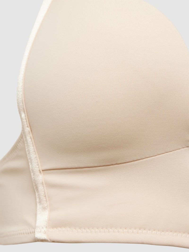 BH mit tiefem Dekolleté- und Rückenausschnitt in beige