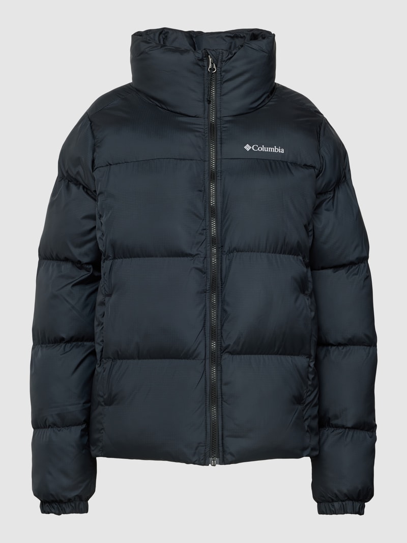 Steppjacke mit Stehkragen Modell 'Puffect Jacket' in schwarz