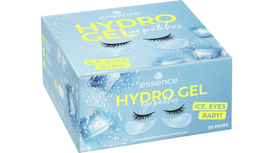 essence HYDRO GEL eye patches ICE, EYES, baby!