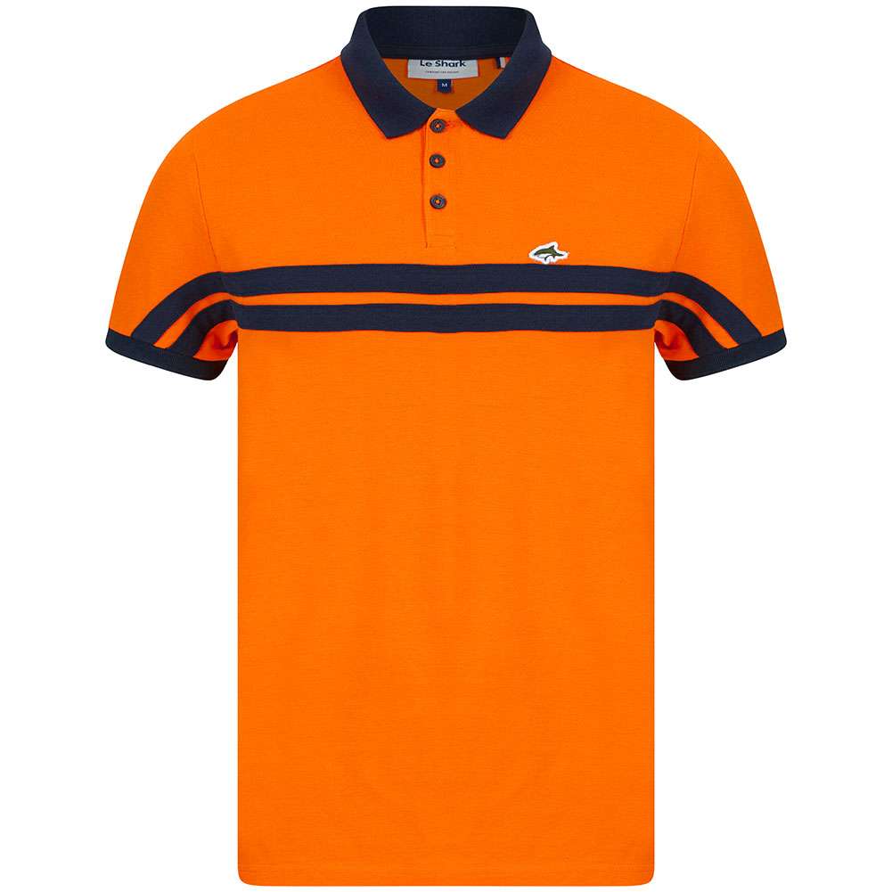 Le Shark Saltwell Herren Polo-Shirt 5X17856DW-Dark-Chedder