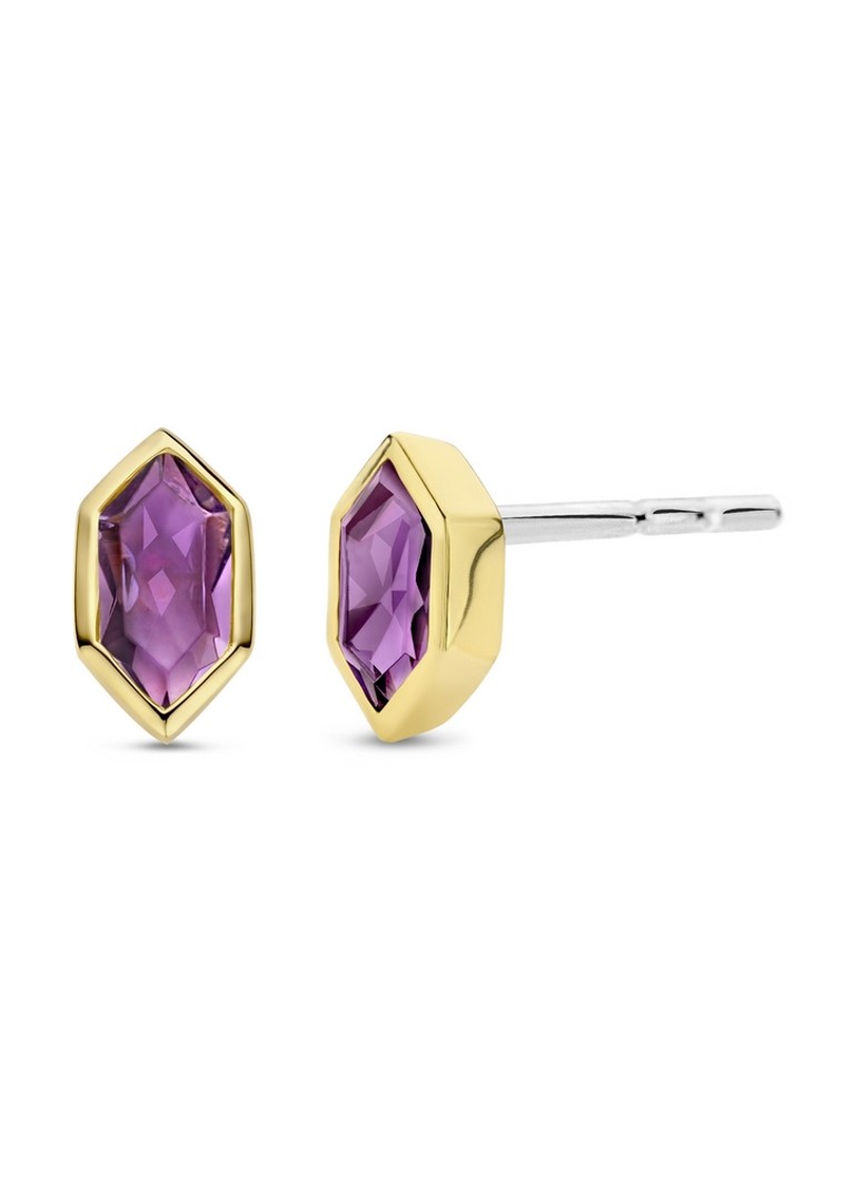 TI SENTO - Milano Stud Earrings gold plated 7944PU_H