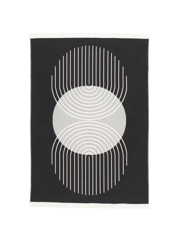 Pergamon Teppich Beidseitig Ethno Kelim Circle in Creme günstig kaufen