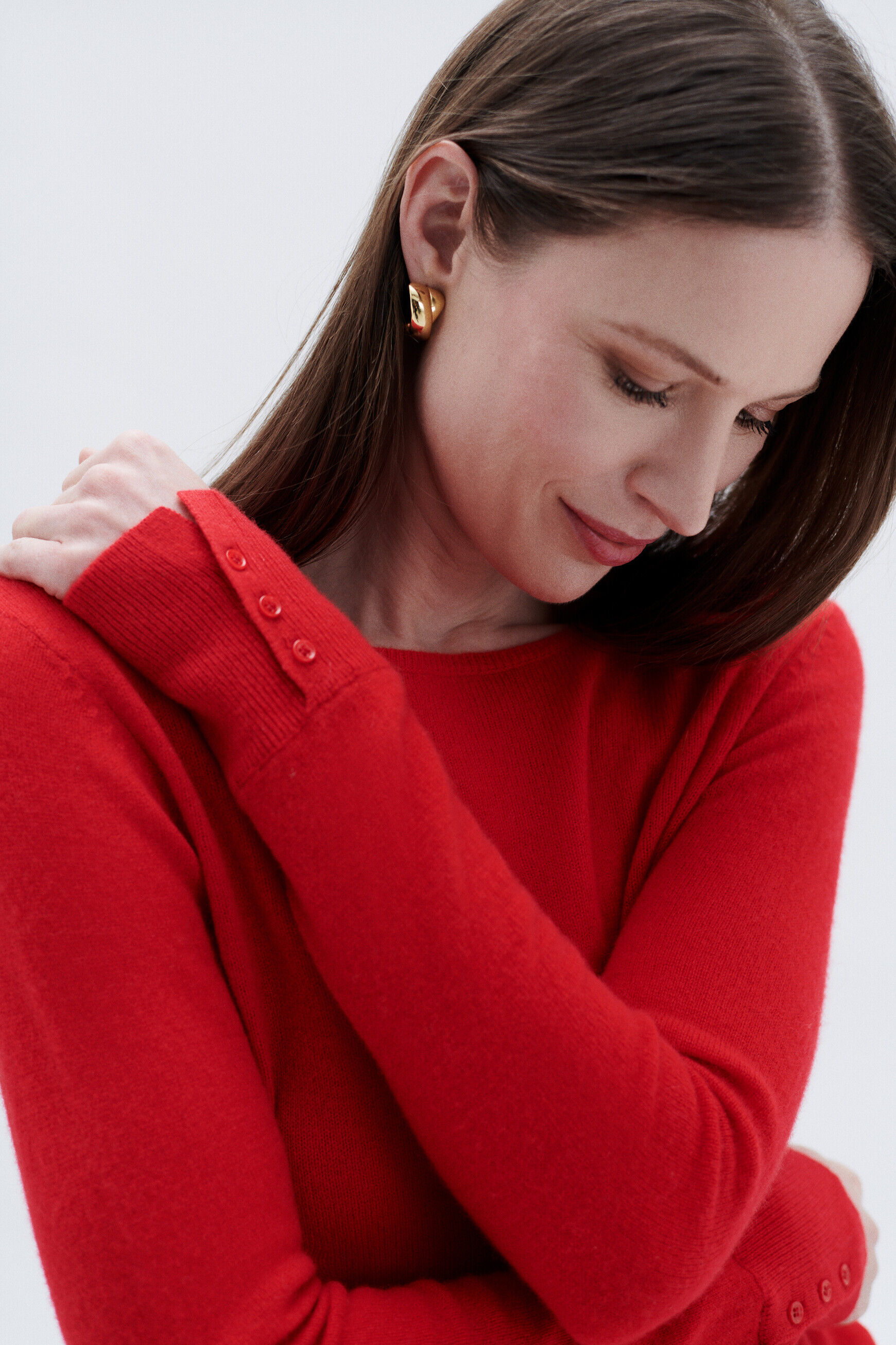 Pull mzoan rouge femme