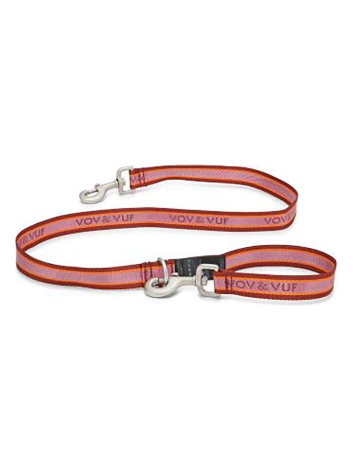 VOV & VUF Hundeleine in Rot/ Rosa - (L)130 cm günstig kaufen onesize