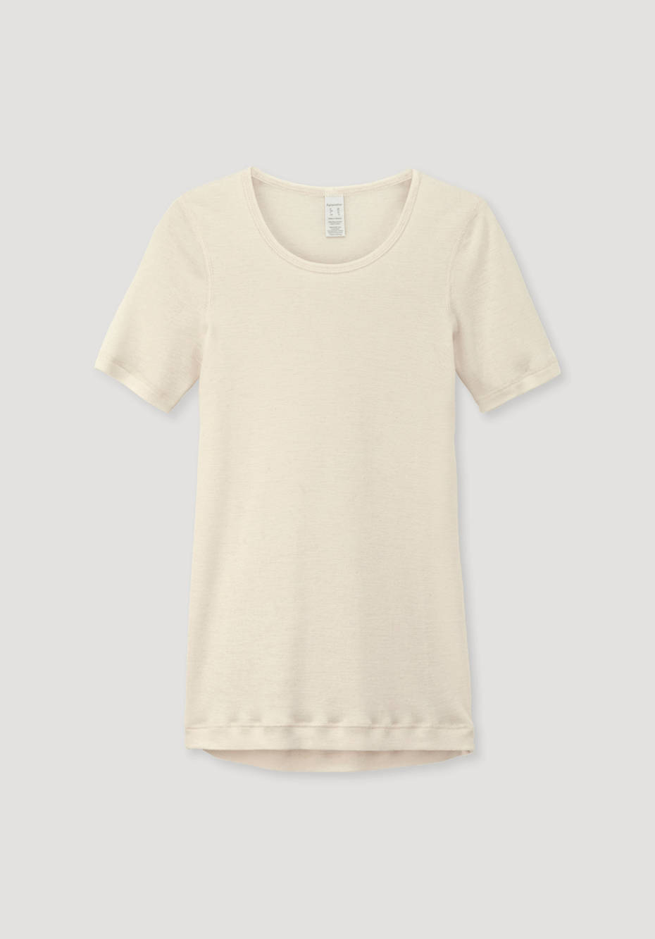 Halbarm-Funktionsshirt mit Bio-Merinowolle und Seide