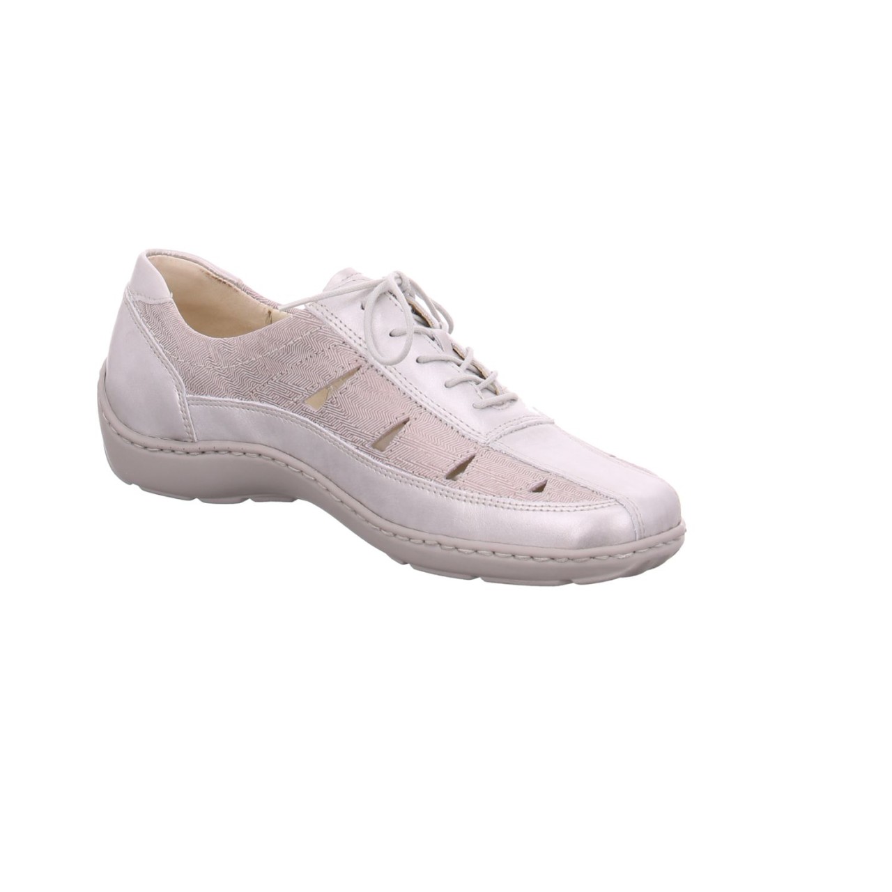 WALDLÄUFER Komfort Schnürer beige
