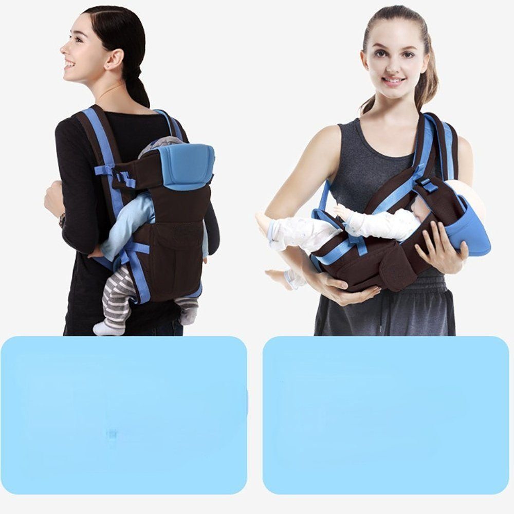 Yunnker Rückentrage Babytragen, 4-in-1 Babytrage für Neugeborene ab Geburt