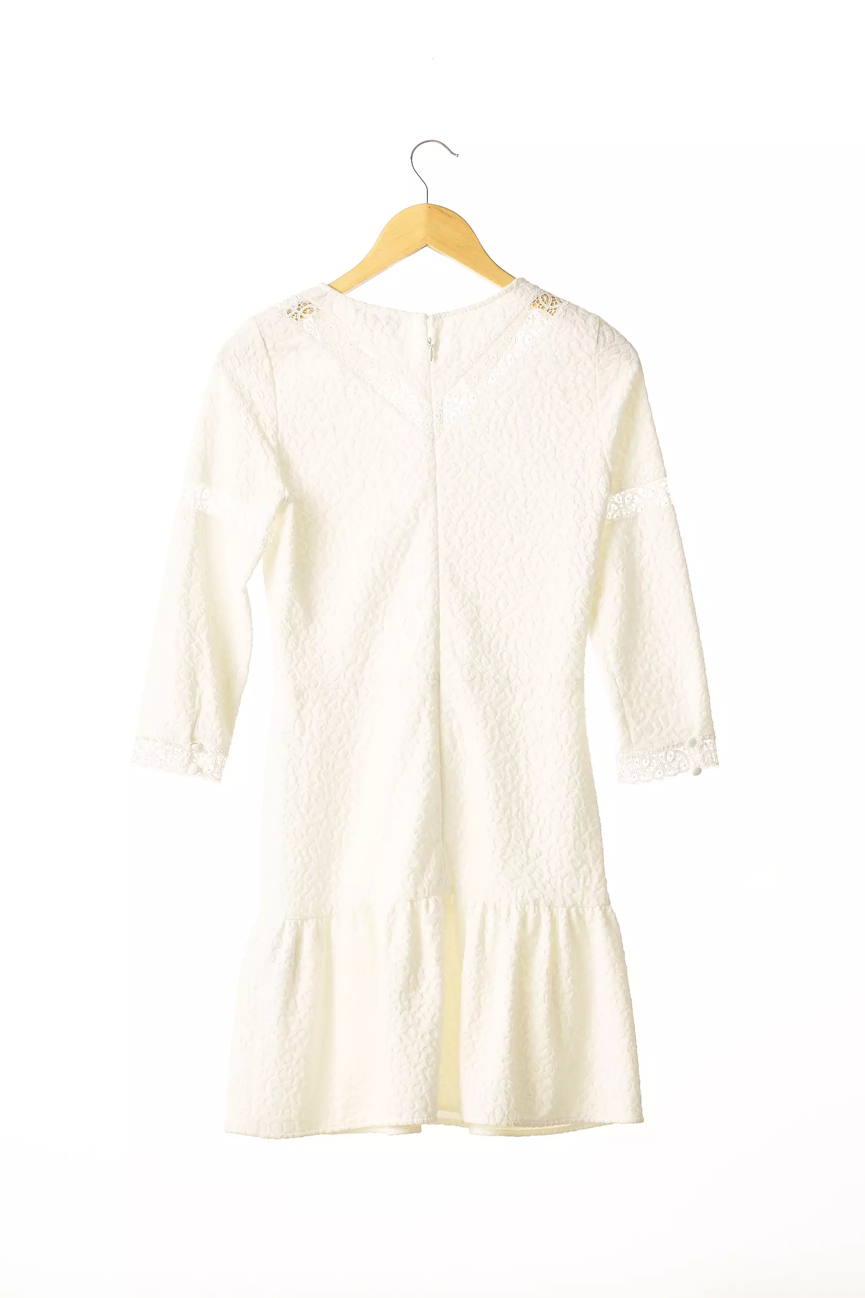 The Kooples Robes Mi Longues Femme couleur blanc