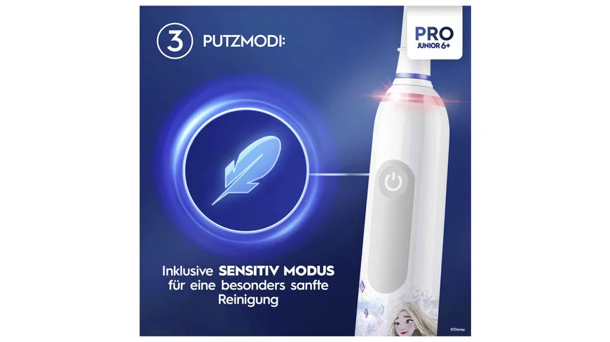 Oral-B Elektrische Zahnbürste Pro Junior Frozen