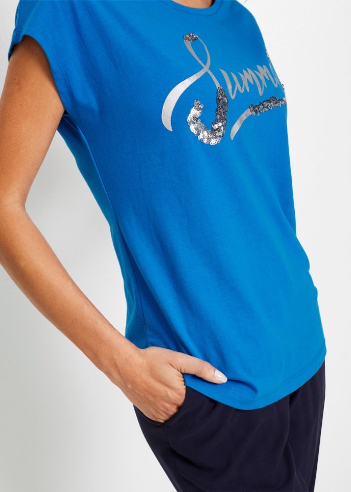 Shirt mit Pailletten