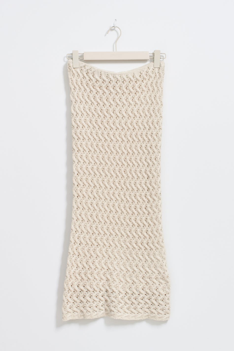 Crochet maxi knit skirt