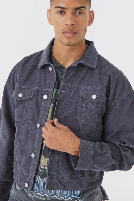 Kastige Cord-Jacke