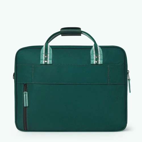 Lima green laptop bag