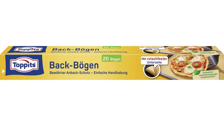 Toppits Backpapier-Bögen Rutschfest