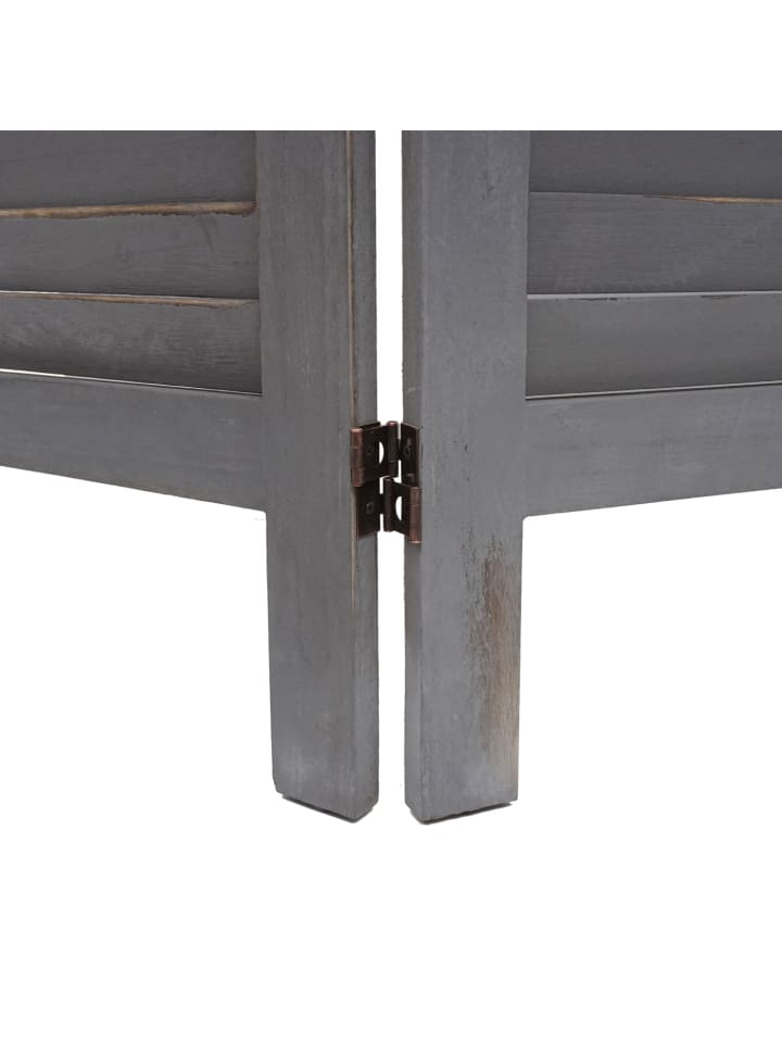 MCW Paravent G30, Shabby-Look, Grau günstig kaufen onesize