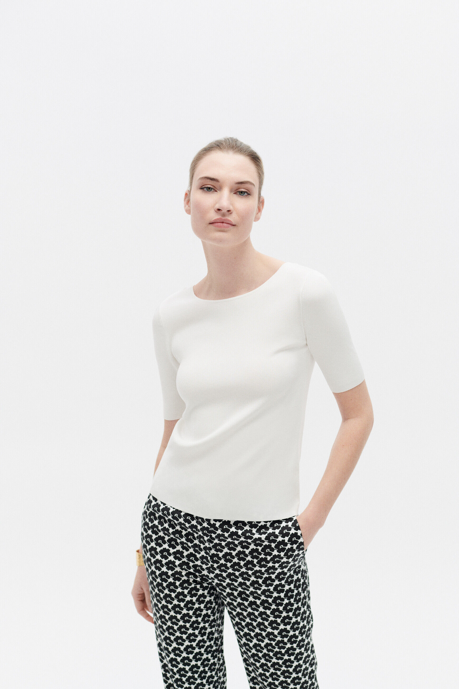 Pull missy ivoire femme