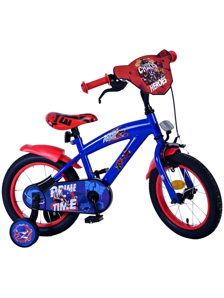 Volare Kinderfahrrad Sonic Prime für Jungen 14 Zoll Kinderrad in Blau Rot 4 Jahre günstig kaufen onesize