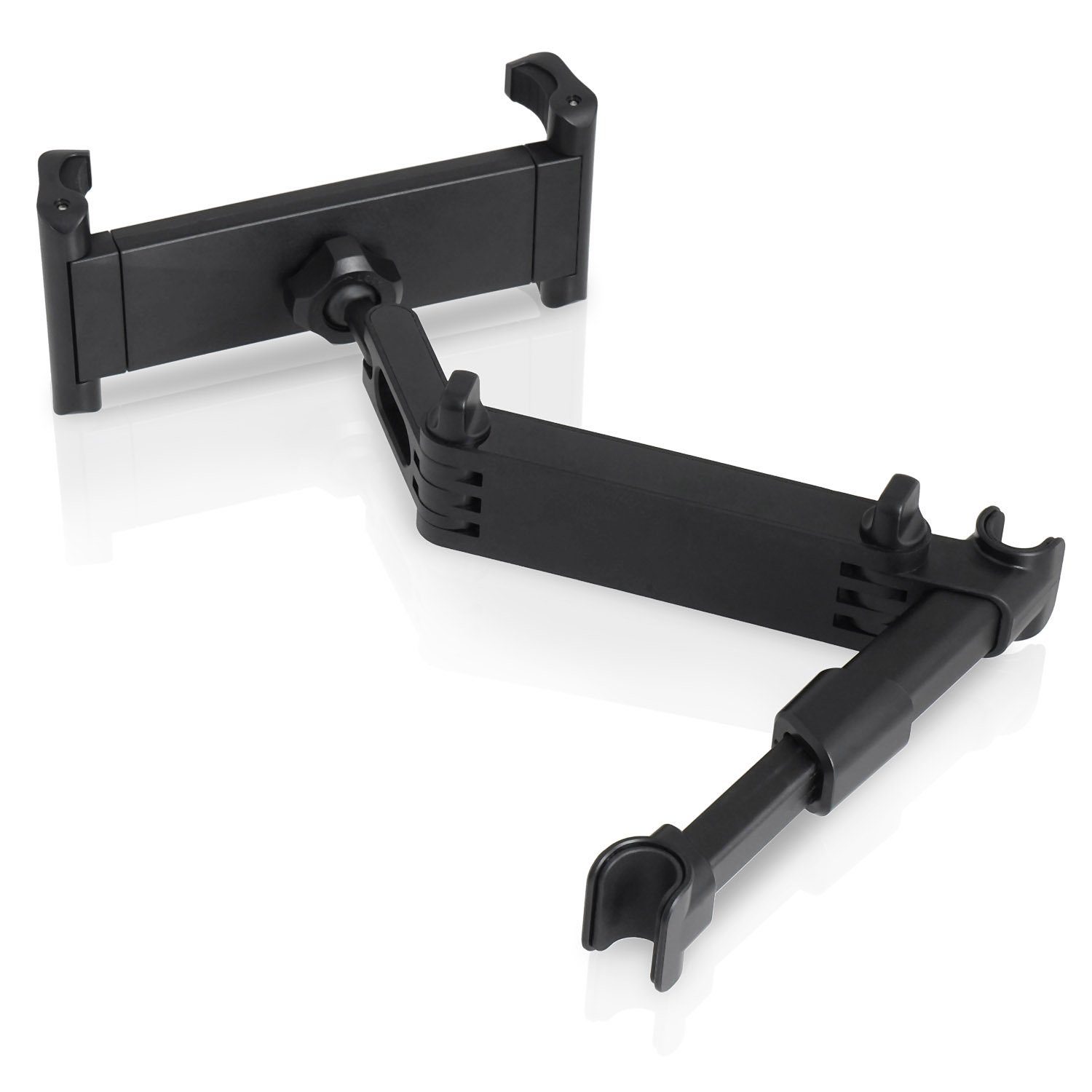 Wicked Chili Ausziehbare KFZ-Kopfstützen Halterung für iPad Tablet-Halterung, (bis 13 Zoll, 1er Set, 1-tlg., Universal Auto Tablet Halterung, vibrationsfrei, ausziebhar, stabil, r)