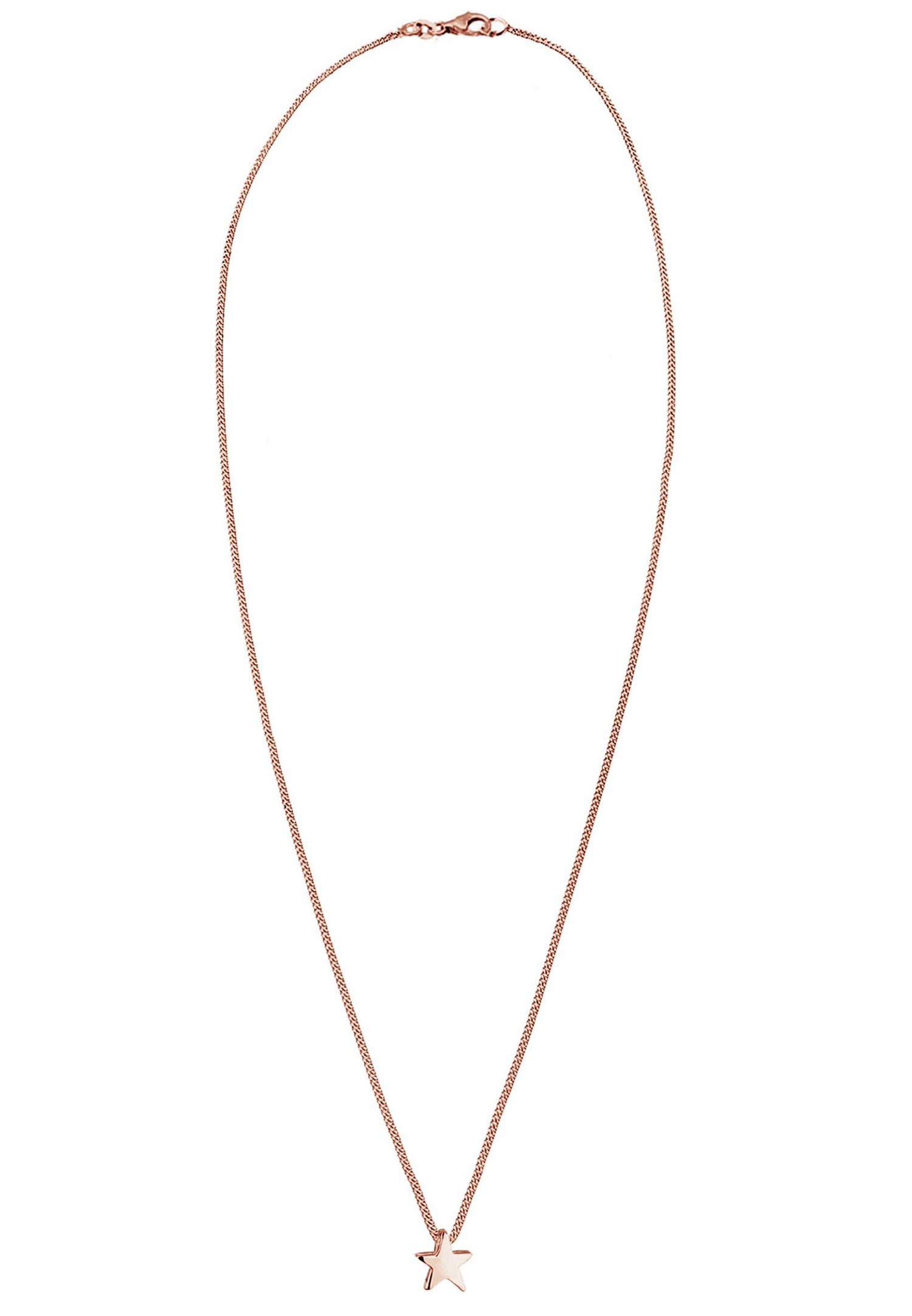 Colgante Elli para mujer con estrella de filigrana en plata de ley 925.