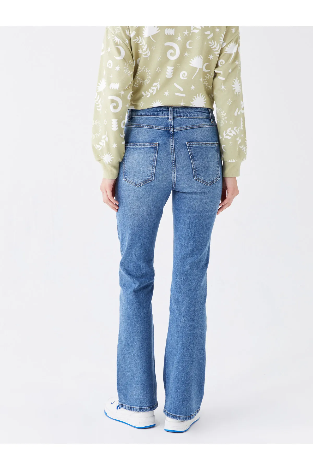 LC Waikiki  Gerade geschnittene Damen-Jeanshose